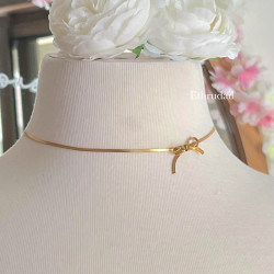 سنسال فيونكة دهبي على قد الرقبة 