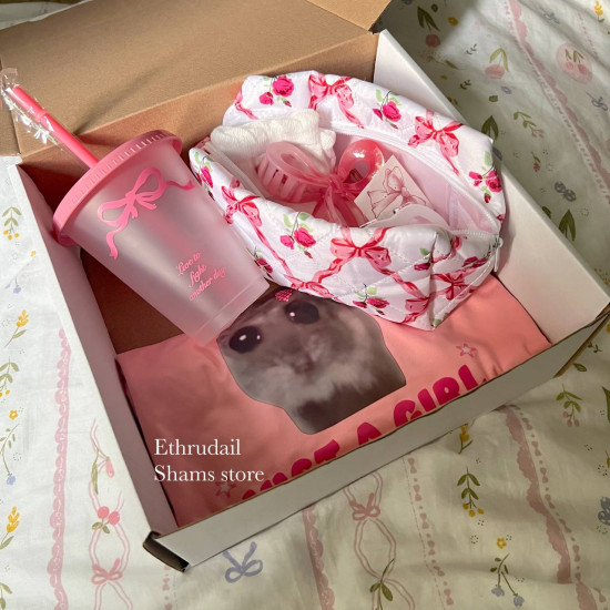 بوكس I'm just a girl وردي